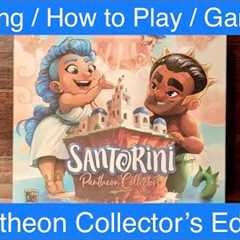 Santorini Pantheon Collector’s Edition (2024) Unboxing How to Play Gameplay ￼