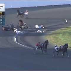 Harness Racing - Ocean Downs Race 2 8/24/25 Nasty Accident