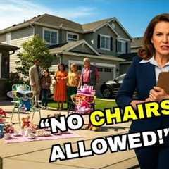 HOA Karen Tries to Ban Lawn Chairs… and It Backfires Hilariously