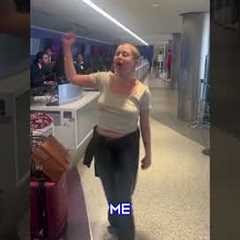 Woman has airport meltdown...but at the wrong airline