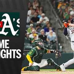 Tigers vs. A's Game Highlights (8/26/25) | MLB Highlights