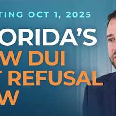 Refuse a Breath Test in Florida? 🚔 New 2025 DUI Law Could Land You in Jail