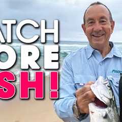 Beach Fishing BASICS That I Practice - Catch Dinner in ONE HOUR!