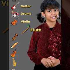 10 Magical Musical Instruments🎻 for Kids, Learn with Adi, English Vocabulary, Adi Connection..