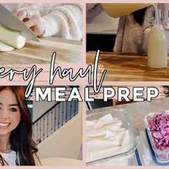 VLOG | Grocery Haul, Meal Prep & Wellness Chat