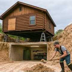 This man is building a secret underground shelter that even the military will never find!
