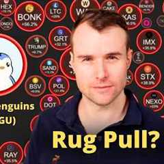 The Pudgy Penguins RUG PULL ☢ Pengu Crypto Meme Token Analysis