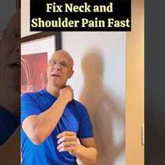 Fix Neck & Shoulder Pain Fast!  #drmandell #health #neck #back