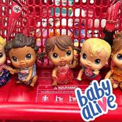 NEW Baby alive crib life dolls outing 🛒 shopping at Target 🎯 
