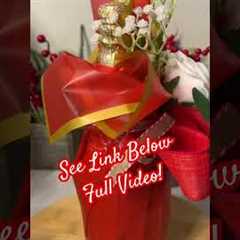 DIY Wine Bottle Gift Ideas #giftbaskets #trending #diycrafts #viral #decoration #wine