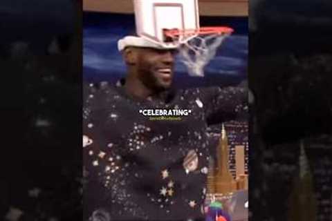 Lebron Dunks On Jimmy Fallon? #nba #basketball #lebronjames