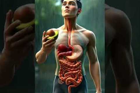Gut Health Visualized: The Avocado Effect 🥑 | Digestive System Animation in 10 seconds!