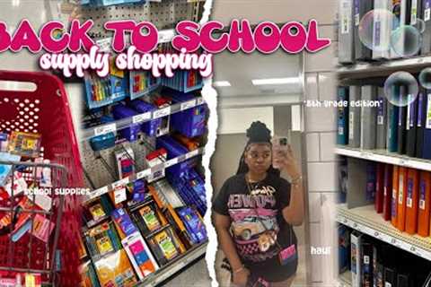 BACK TO SCHOOL SUPPLY SHOPPING + HAUL 2025