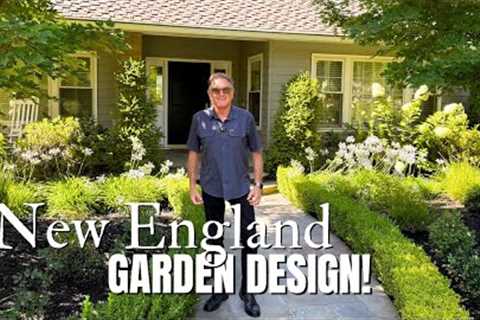 New England Style Landscape Design in California | Full Garden Tour!