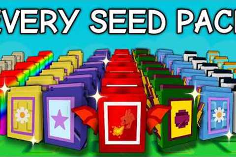 Starting Over With EVERY Seed Pack in Grow a Garden