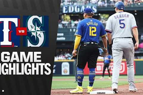 Rangers vs. Mariners Game Highlights (7/31/25) | MLB Highlights