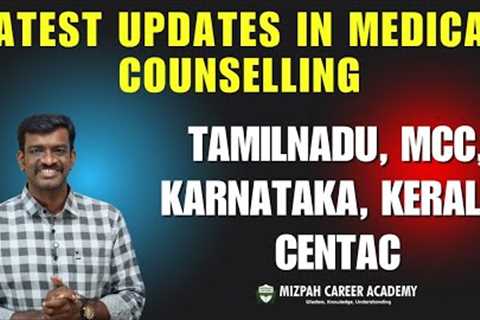 Latest Updates in Medical Counselling - Seats Removal in MCC - Karnataka, Kerala, Pondicherry Update