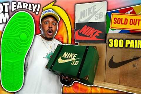 There's Only 300 Pairs Of These! INSANE Early Sneaker Unboxing + SOLD OUT NIKE Found At Thrift Store