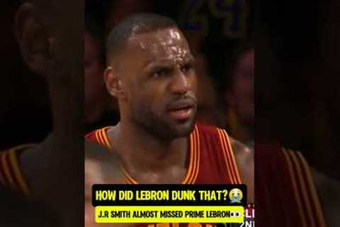 Even LeBron couldn't believe it😭