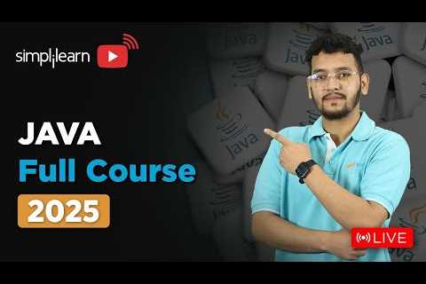 Java Full Course 2025 | Core Java Tutorial For Beginners | Java Programming Course | Simplilearn