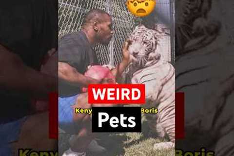 CELEBRITIES WHO HAVE WEIRD PETS 🤯 #shorts #trending #ytshorts #animals #viralvideo #fyp