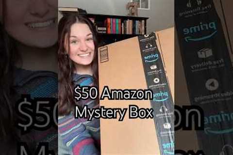 $50 Amazon Mystery Box! #mysterybox #unboxing #shorts #amazon