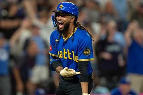 J.P. Crawford WALK-OFF HOME RUN for the Mariners! 🔱 (Full inning AND celebration! 💦)