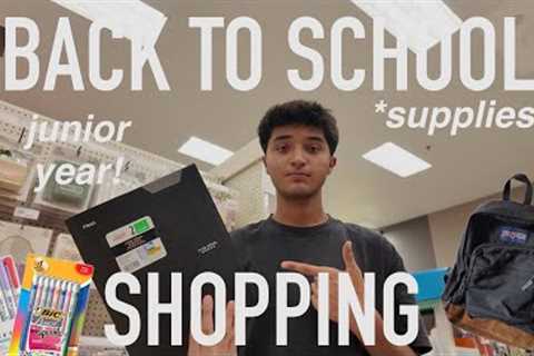 BACK TO SCHOOL SUPPLY SHOPPING + HAUL 2025 | JUNIOR YEAR!