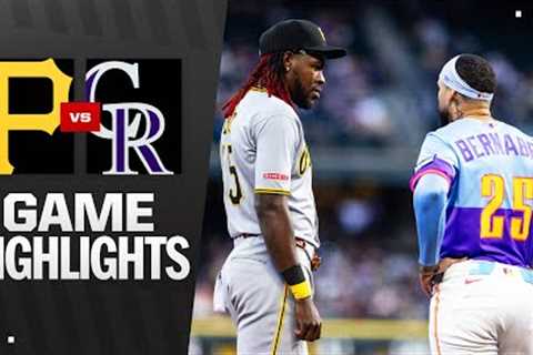 Pirates vs. Rockies Game Highlights (8/1/25) | MLB Highlights
