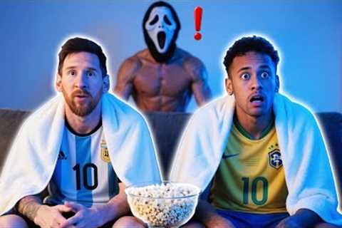 Ronaldo Terrifies Messi &amp; Neymar in Midnight Prank Gone Wrong! 😨😂