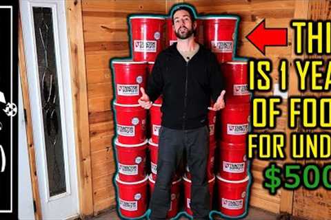 How Many 5 Gallon Buckets Of Rice For 1 Year Of Long Term Food Storage?