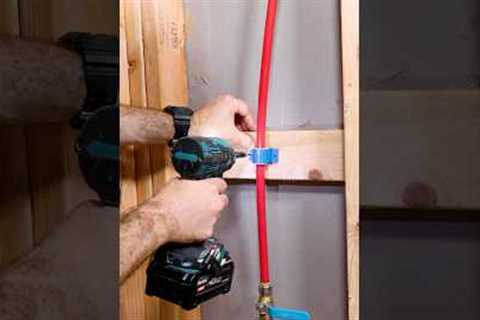 Shower Water Supply Line Tips - #shorts #plumbing #homerepairtutor