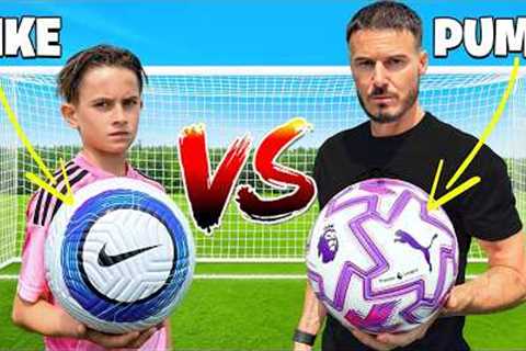 NIKE vs PUMA: WHICH PREMIER LEAGUE BALL IS BETTER!? *ULTIMATE TEST*