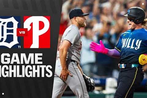 Tigers vs. Phillies Game Highlights (8/1/25) | MLB Highlights