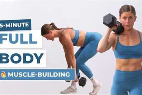 35-Minute Full Body Dumbbell Workout at Home | Strength + Core