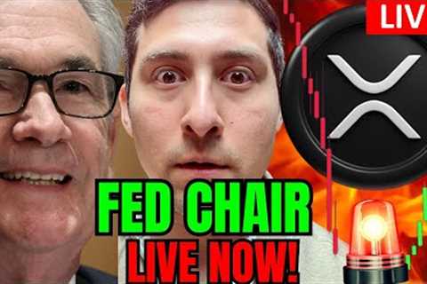 XRP FED CHAIR POWELL LIVE NOW!🔴HE FIRED?
