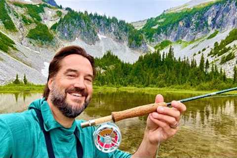 This Alpine Lake was Crystal Clear and FULL of Trout (Fly Fishing for Trout)
