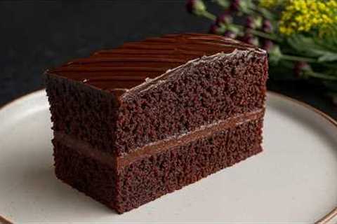 Easy Chocolate Cake recipe! Small Cake recipe to make at home! How to make chocolate cake