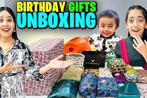 BIRTHDAY GIFTS UNBOXING !!!🎁RISHABH ke birthday gifts😍 @SamayraNarulaandFamily ⁠