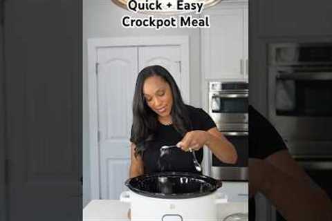 Easy crockpot meal idea that’s kid approved 😋#crockpotmeal #crockpotcooking #crockpotrecipes