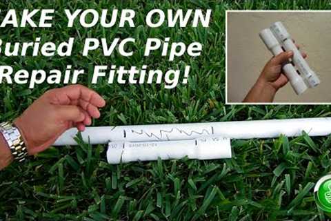 DIY PVC Pipe Repair Fitting!