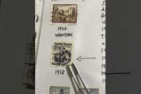 Stamp Collecting Fun : History of Austria Stamps post-1945