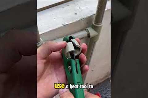 DIY Pipe Repair in Under a Minute  #plumbingtime #plumbing