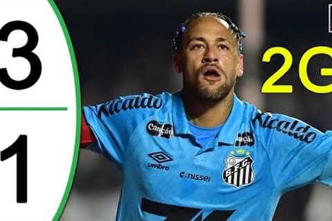 Neymar Jr 2G - Santos vs Juventude 3-1 Extended Highlights &amp; Goals 2025