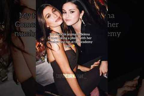 Selena and her #1 fan we never recovered😩#hollywood#goviral#selenagomez#haileybieber#shorts#edit