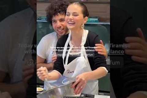 This couple is so close. They both look very happy. #selenagomez #bennyblanco #selena #selenabenny