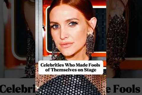 Celebrities Who Made Fools of Themselves on Stage #usa🇺🇸 #celebrity #famous #usa_tiktok