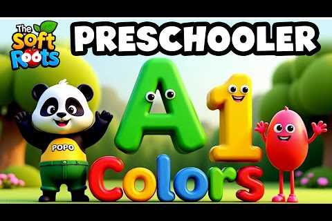 Preschool Learning activities for 3 year olds at home | Learn ABC Phonics Shapes Numbers Colors 🌈