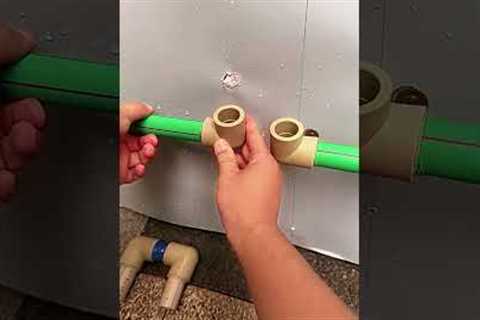 Practical water pipe repair skills for plumbers 🛠️💧👨‍🔧