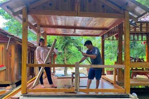 DAU quickly renovated the wooden CABIN before his wife gave birth. Forest Life